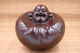 Artisan d'Asie Statues Bouddha Statue bouddha rieur rond - Bois de Santal - Budai Maitreya