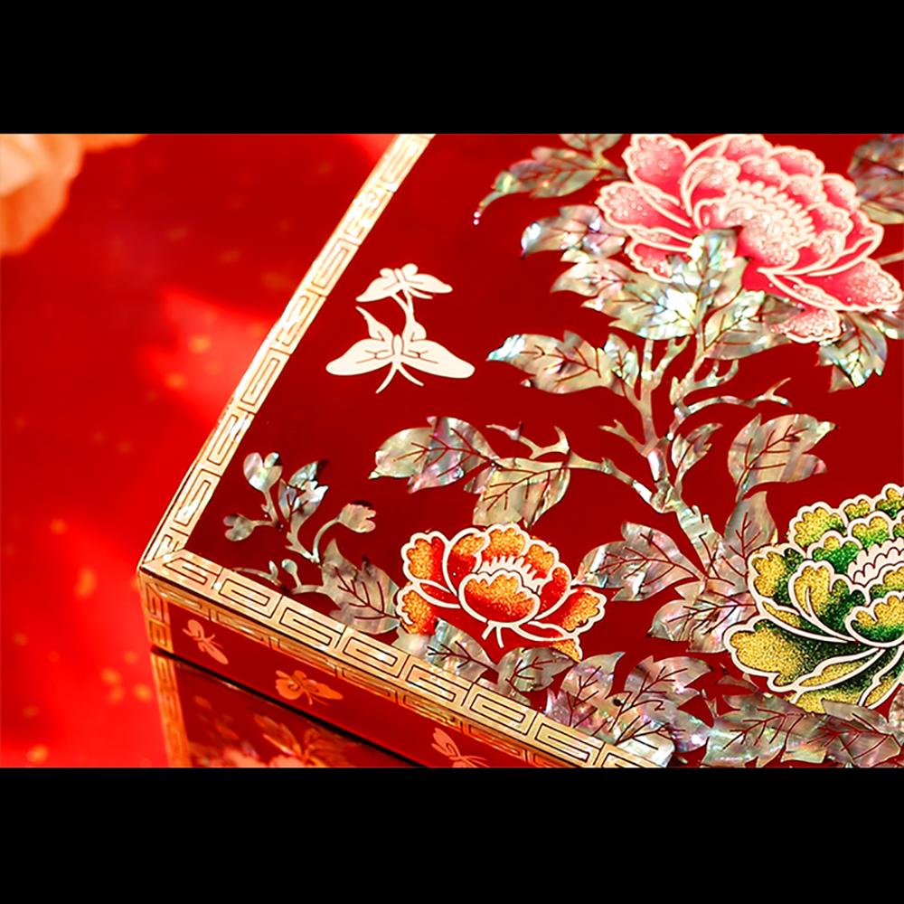 Boîte à bijoux chinoise en nacre - Artisan d'Asie