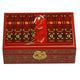 Boîte chinoise en bois laqué - Mariée en robe chinoise Boites & Coffrets Chinois Artisan d'Asie Mariée en robe chinoise - Rouge