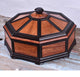 Boîte chinoise en octogonale en bois de rose ou bois de poirier Boites & Coffrets Chinois Artisan d'Asie