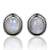 Boucles d'oreilles en Pierre de Lune et Argent S925 Boucles d'oreilles Artisan d'Asie 