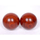 Boules de Qi Gong - Boules de santé chinoises en bois de santal rouge Boules Qi-Gong Artisan d'Asie
