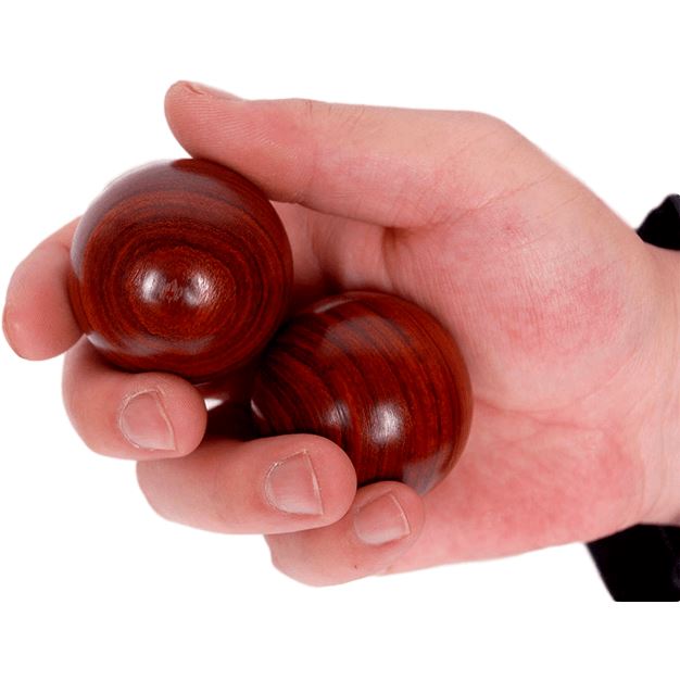 Bolas de Qi Gong - Bolas de salud de sándalo rojo chino