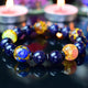 Bracelet 7 Chakras en résine colorée Chakras & Reiki Artisan d'Asie