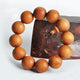 Bracelet mala en bois de santal brun Bracelets Malas Artisan d'Asie