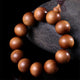 Bracelet mala en bois de santal brun premium Bracelets Malas Artisan d'Asie