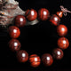 Bracelet mala en bois de santal rouge Bracelets Malas Artisan d'Asie