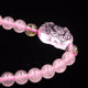 Bracelet mala en cristal rose et pixiu Bracelets Malas Artisan d'Asie