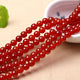 Bracelet mala fabriqué sur mesure Bracelets Malas Artisan d'Asie Rouge - Agate naturelle Oui Argent
