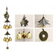 Carillon Feng Shui 6 cloches Feng Shui Artisan d'Asie Singe et Éléphant