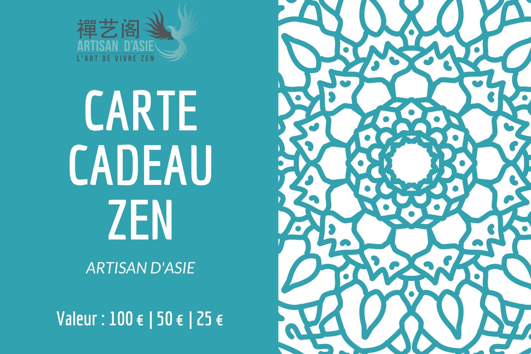 Carte Cadeau Zen - Artisan d'Asie Artisan d'Asie 