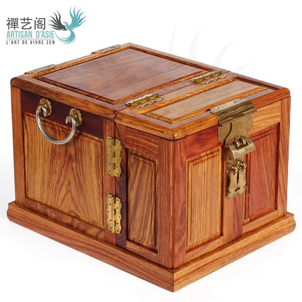 Boîte chinoise en bois de rose - Artisan d'Asie