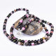 Collier Mala 108 perles en Tourmaline Colliers Malas Artisan d'Asie
