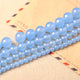 Collier mala fabriqué sur mesure Colliers Malas Artisan d'Asie Bleu ciel - Cristal naturel Oui Argent