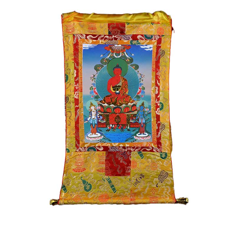 Peinture Thangka Amitabha Peintures Artisan d'Asie 