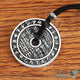 Pendentif Amulette Huit Tigrammes en Argent Massif S925. Pendentifs & Amulettes Artisan d'Asie