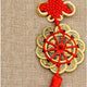 Pendentif Feng Shui traditionnel béni - Rouge Feng Shui Artisan d'Asie 10 Pièces - Richesse