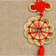 Pendentif Feng Shui traditionnel béni - Rouge Feng Shui Artisan d'Asie 10 Pièces - Sécurité et Sérénité