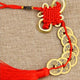 Pendentif Feng Shui traditionnel béni - Rouge Feng Shui Artisan d'Asie 6 Pièces - Paix et Sérénité