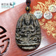 Pendentif Signes du Zodiaque en Obsidienne Pendentifs & Amulettes Artisan d'Asie Obsidienne Dorée Rat