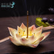 Porte Encens Fleur de Lotus en Céramique Portes Encens Artisan d'Asie