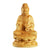 Estatua de Bodhisattva Guanyin hecha de madera de caja