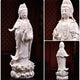 Statue Bodhisattva Guanyin en céramique blanche Statues Bouddha Artisan d'Asie