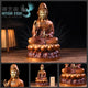 Statue Bodhisattva Guanyin en cuivre Statues Bouddha Artisan d'Asie XL - 40 cm