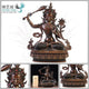 Statue Bodhisattva Manjushri en cuivre Statues Bouddha Artisan d'Asie XL - 30 cm