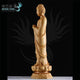 Statue Bouddha Amitabha debout en bois de buis Statues Bouddha Artisan d'Asie