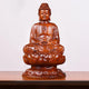 Statue Bouddha Amitabha en bois de santal noir ou bois de padouk Statues Bouddha Artisan d'Asie S - Bois de padouk - 20 cm