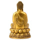 Statue Bouddha Amitabha en cuivre jaune Statues Bouddha Artisan d'Asie