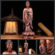 Statue Bouddha Amitabha en cuivre Statues Bouddha Artisan d'Asie L - 46 cm