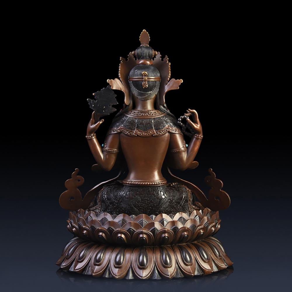 Statuette Bouddha en Méditation - Vibrations Cristallines