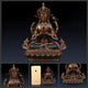 Statue Bouddha Avalokiteshvara (Guanyin) en cuivre Statues Bouddha Artisan d'Asie M - 15.5 cm