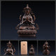 Statue Bouddha Avalokiteshvara (Guanyin) en cuivre Statues Bouddha Artisan d'Asie S - 12 cm