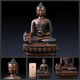 Statue Bouddha de la médecine Bhaisajyaguru en cuivre Statues Bouddha Artisan d'Asie L - 21 cm