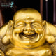 Statue Bouddha Maitreya en cuivre jaune Statues Bouddha Artisan d'Asie
