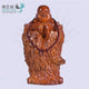 Statue Bouddha rieur Maitreya en bois de santal noir ou bois de padouk Statues Bouddha Artisan d'Asie XL - Bois de padouk - 50 cm