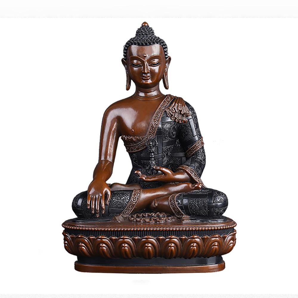 Estatua de Buda Shakyamuni en cobre