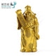 Statue Caishen en cuivre jaune Statues Asiatiques Artisan d'Asie