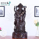 Statue dieu de la fortune Caishen assis ou debout en bois de santal noir ou bois de padouk Statues Asiatiques Artisan d'Asie 30 cm - Debout Bois de santal noir