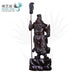 Statue guerrier Guanyu en bois de santal noir ou bois de padouk Statues Asiatiques Artisan d'Asie S (30 cm) Bois de santal noir Lance vers le haut