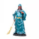 Statue guerrier Guanyu en cuivre peint Statues Asiatiques Artisan d'Asie
